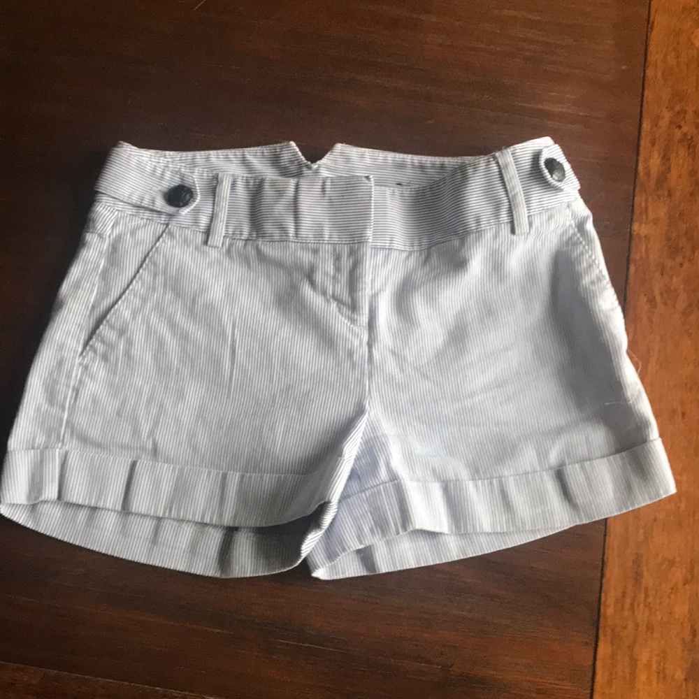 Express striped short, size 00, nautical